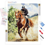 Gallop of Freedom | Diamond Painting Kit - Full Drill - Square or Round Diamonds with AB Drills Option