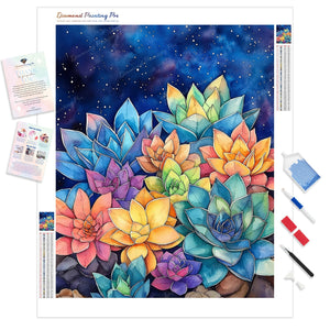 Garden of Succulents | Diamond Painting