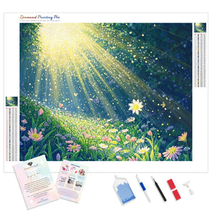 Golden Meadow Glow | Diamond Painting