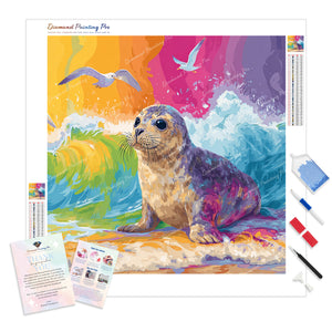 Happy Seal | Diamond Painting