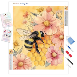 Honey Bee Blossom | Diamond Painting