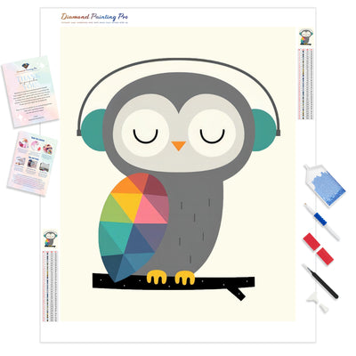 Owl Grooves | Diamond Painting