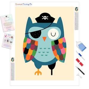 Pirate Owl Adventures | Diamond Painting