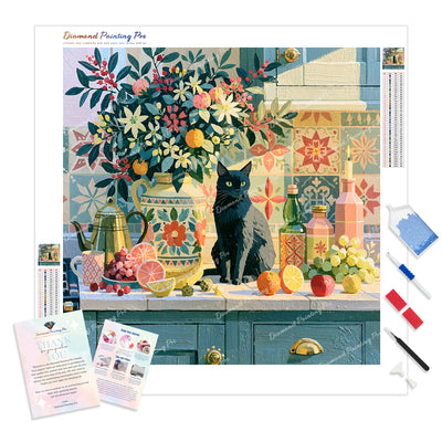 Kitchen Companion Diamond Painting Kit - Full Drill / Square or Round Diamonds with AB Drills Option