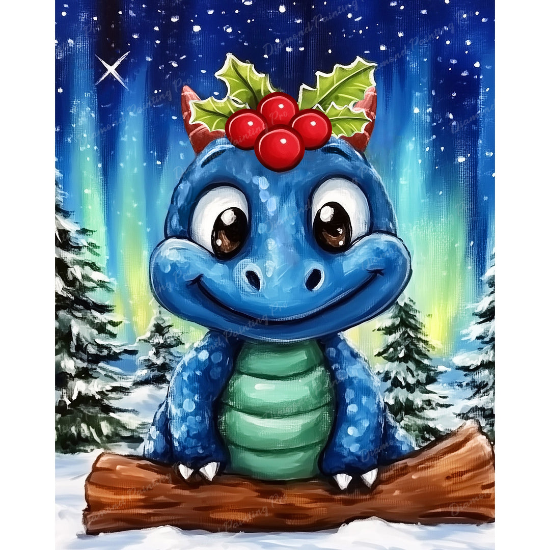 Aurora Dragon Camp | Diamond Painting