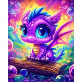Baby Dragon Diamond Art Design - Full Drill with 5d Square or Round Diamonds / AB Drills Available