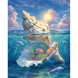 Coral Sanctuary Diamond Art Design - Full Drill with 5d Square or Round Diamonds / AB Drills Available