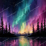 Emerald Aurora Borealis Diamond Art Design - Full Drill with 5d Square or Round Diamonds / AB Drills Available