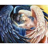 Couple Angel | Diamond Painting Design - Full Drill Diamond Art with 5d Square or Round Diamonds - AB Drills Available