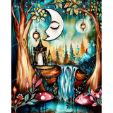 Enchanted Nature Nook | Diamond Painting Design - Full Drill Diamond Art with 5d Square or Round Diamonds - AB Drills Available