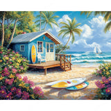 Getaway Shack Diamond Art Design - Full Drill with 5d Square or Round Diamonds / AB Drills Available