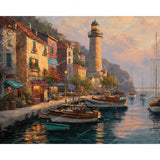 Harbor Sunset Diamond Art Design - Full Drill with 5d Square or Round Diamonds / AB Drills Available
