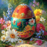 Ornate Easter Egg Diamond Art Design - Full Drill with 5d Square or Round Diamonds / AB Drills Available