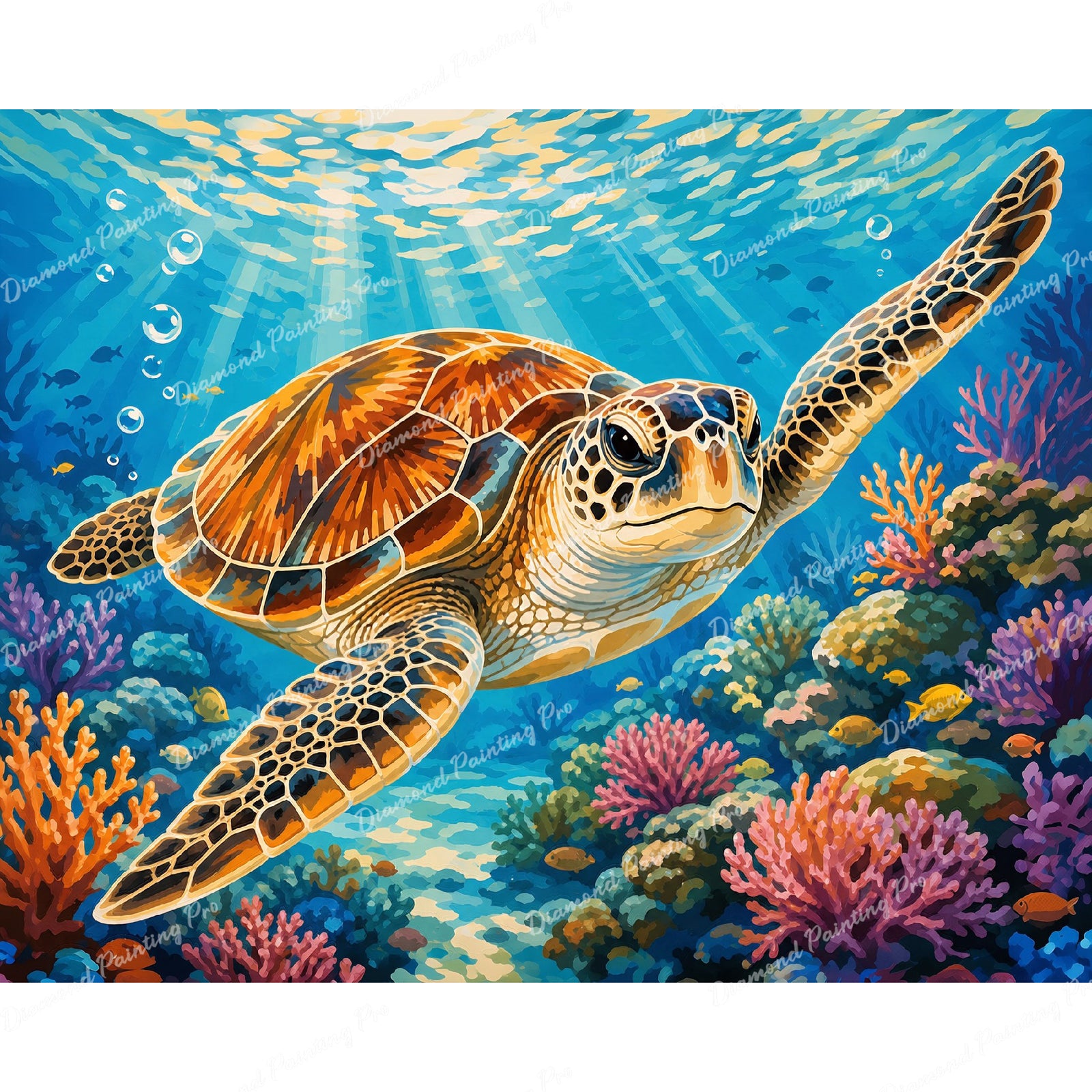 Reef Voyager Diamond Art Design - Full Drill with 5d Square or Round Diamonds / AB Drills Available