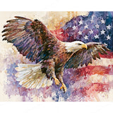 Sovereign Eagle Diamond Art Design - Full Drill with 5d Square or Round Diamonds / AB Drills Available