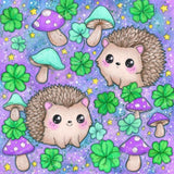 Sparkle Quills & Clover Diamond Art Design - Full Drill with 5d Square or Round Diamonds / AB Drills Available