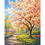 Spring Blossom Garden Diamond Art Design - Full Drill with 5d Square or Round Diamonds / AB Drills Available