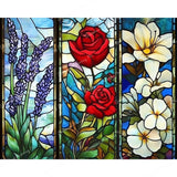 Stained Glass Garden Diamond Art Design - Full Drill with 5d Square or Round Diamonds / AB Drills Available