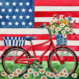 Stars and Stripes Ride | Diamond Painting Design - Full Drill Diamond Art with 5d Square or Round Diamonds - AB Drills Available