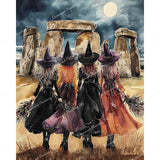 Stonehenge Sisterhood Diamond Art Design - Full Drill with 5d Square or Round Diamonds / AB Drills Available