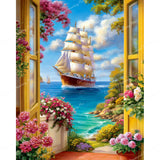 The Voyager’s Return Diamond Art Design - Full Drill with 5d Square or Round Diamonds / AB Drills Available