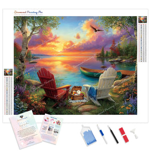 Lakeside Picnic | Diamond Painting