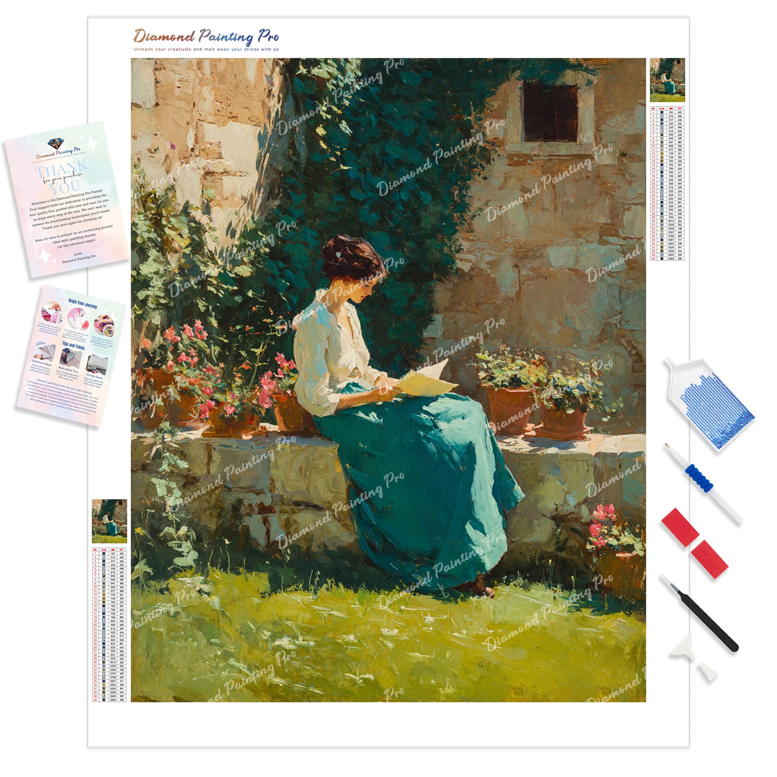 Lovelace Chronicles Diamond Painting Kit - Full Drill / Square or Round Diamonds with AB Drills Option