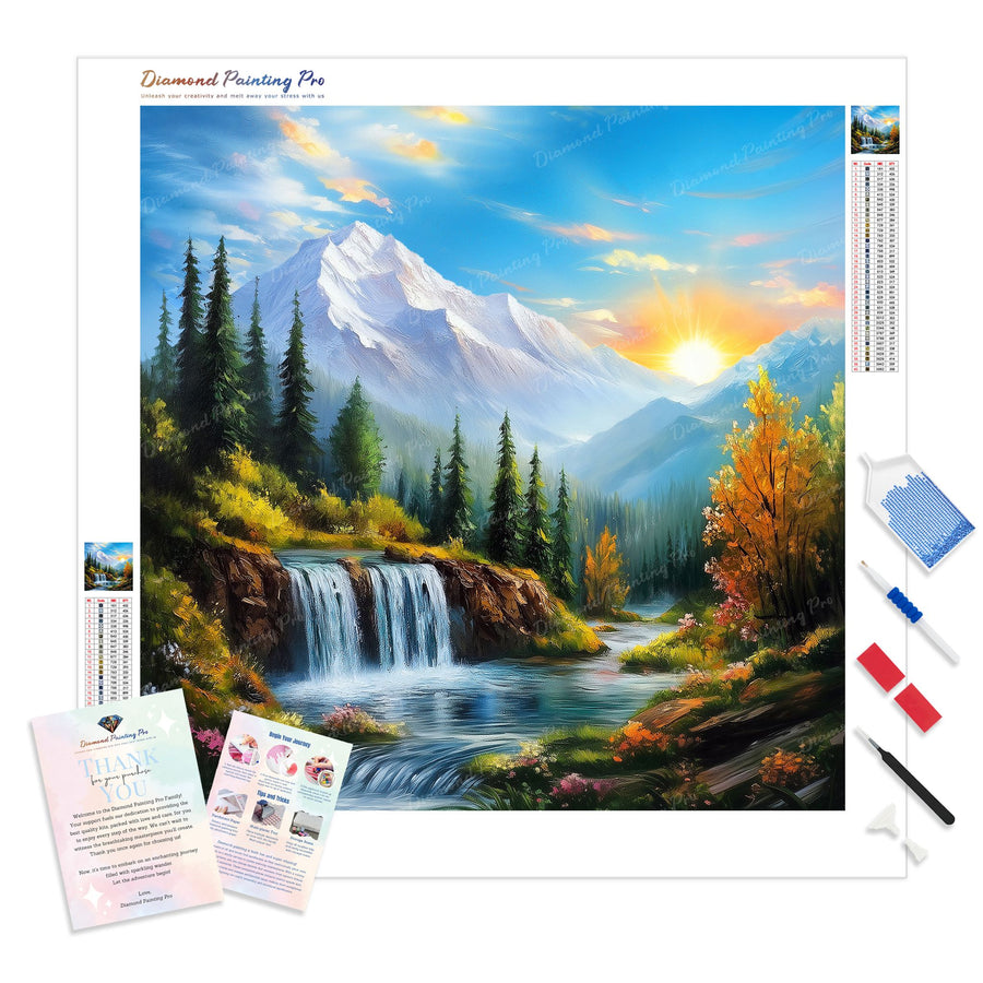 Mountain Diamond Painting Kits | Full Drill Diamond Art – Diamond ...