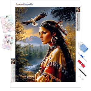 Native American Woman | Diamond Painting