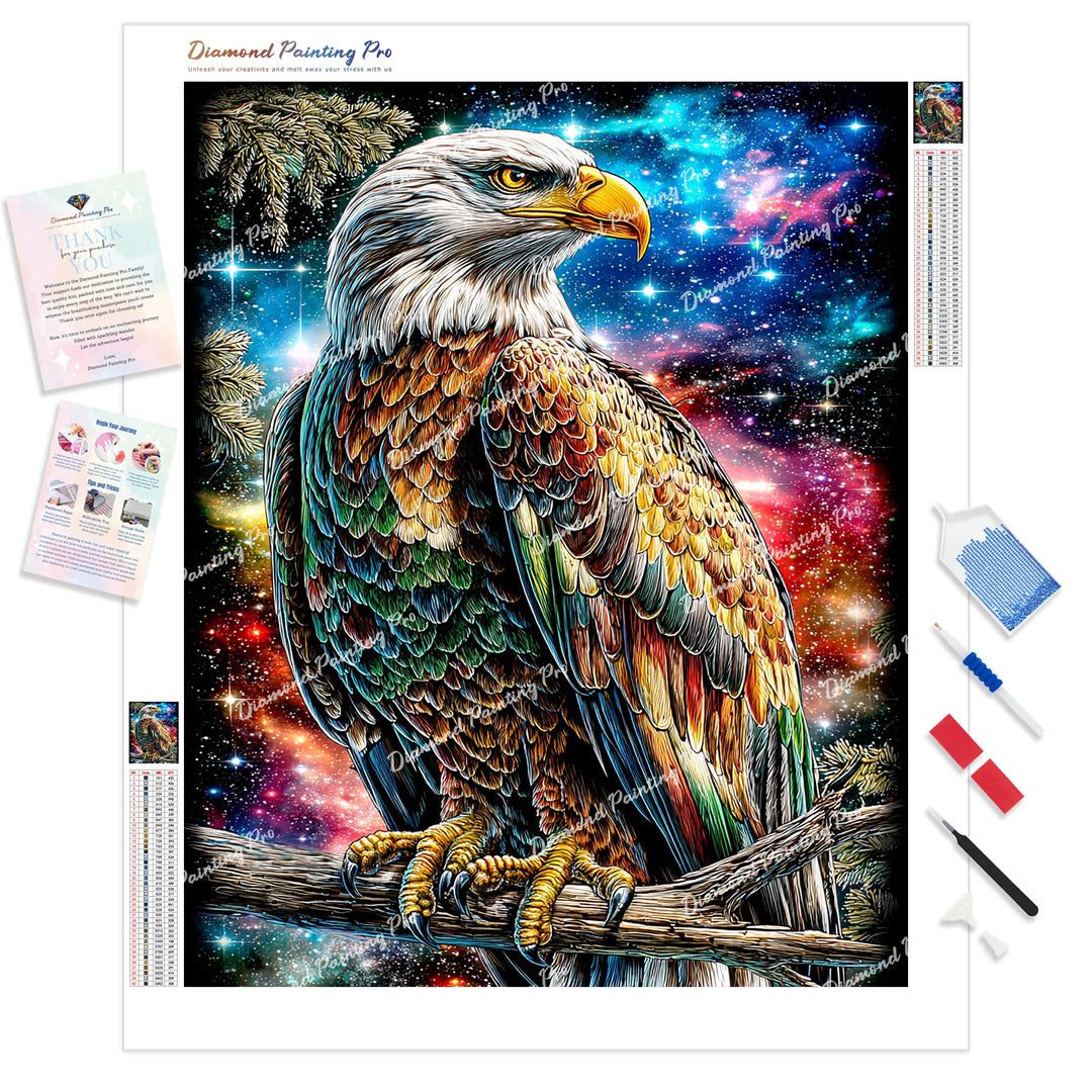 Nebula Guardian Diamond Painting Kit - Full Drill / Square or Round Diamonds with AB Drills Option