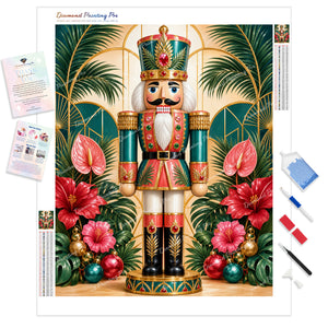 Nutcracker and Hibiscus | Diamond Painting