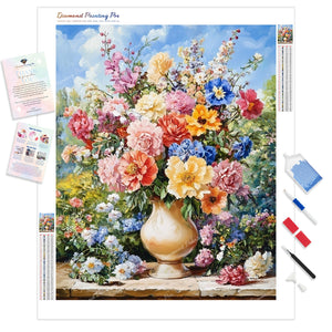 Radiant Garden Bouquet | Diamond Painting