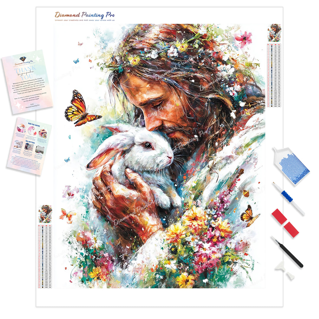 Shepherd’s Embrace Diamond Painting Kit - Full Drill / Square or Round Diamonds with AB Drills Option