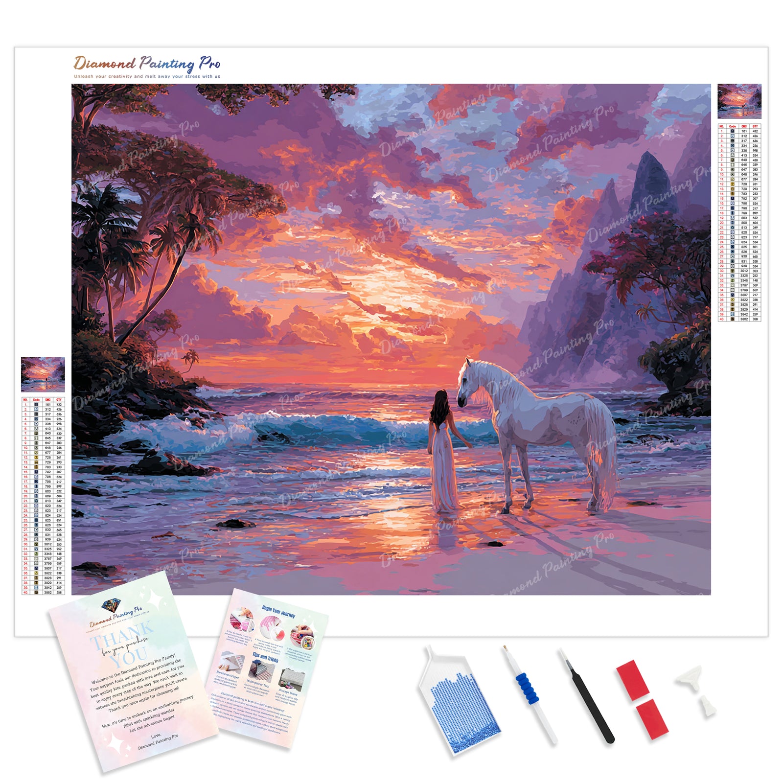 Shoreline Spirit Diamond Painting Kit - Full Drill / Square or Round Diamonds with AB Drills Option
