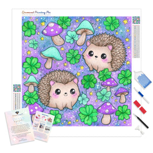 Sparkle Quills & Clover | Diamond Painting