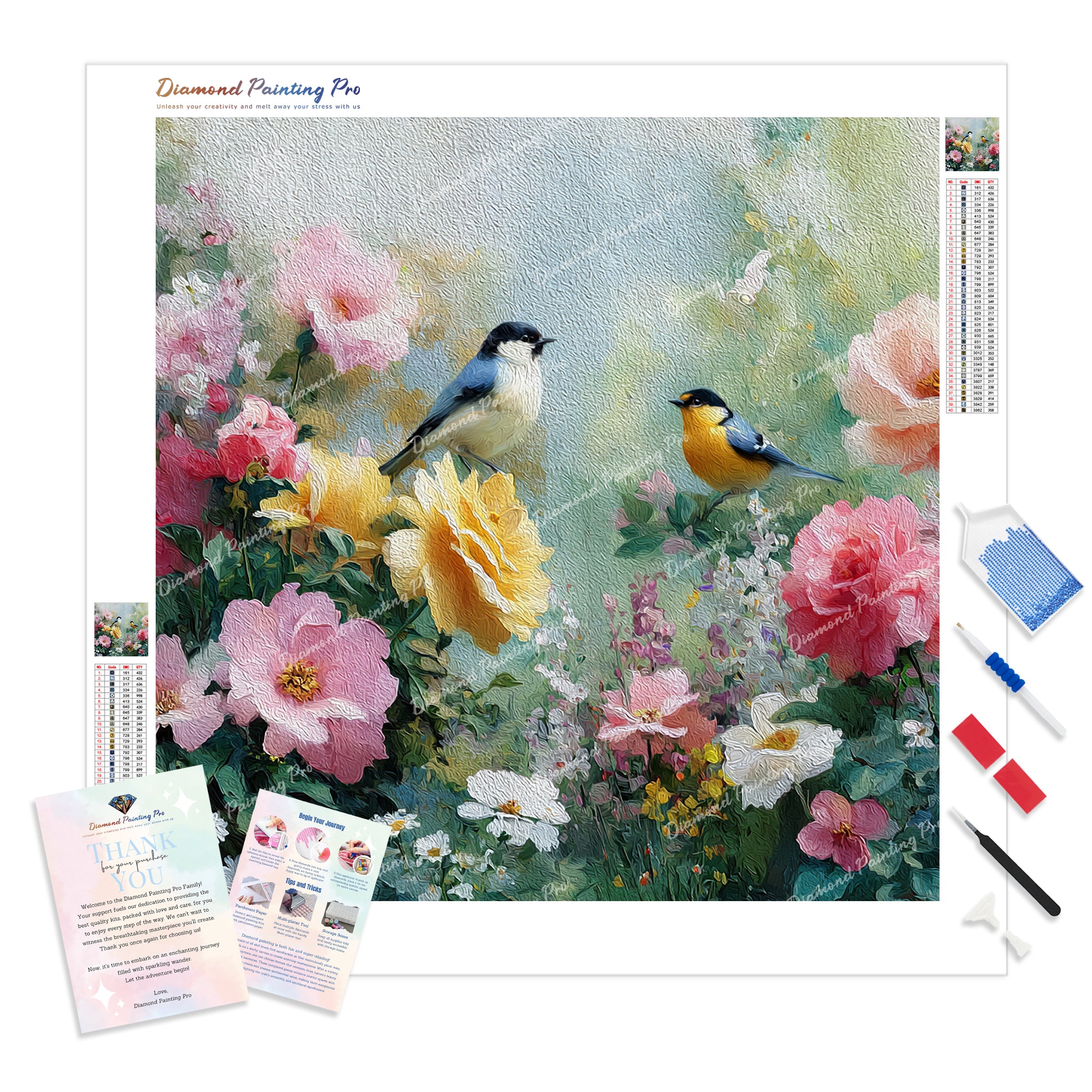 Springtime Companions | Diamond Painting Kits | Full Drill – Diamond ...