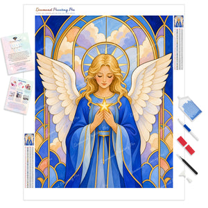 Stained-Glass Angel | Diamond Painting