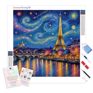 Starry Night Paris | Diamond Painting