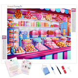 Sweet Treats Wonderland | Diamond Painting Kit - Full Drill - Square or Round Diamonds with AB Drills Option