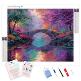 Twilight at Prism Creek Diamond Painting Kit - Full Drill / Square or Round Diamonds with AB Drills Option
