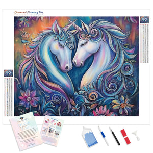 Unicorns in Love | Diamond Painting