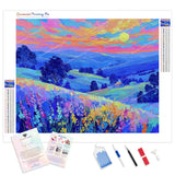 Valley Symphony Diamond Painting Kit - Full Drill / Square or Round Diamonds with AB Drills Option
