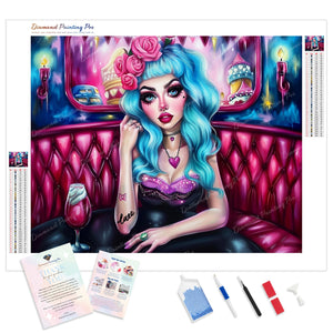 Inked Retro Diva | Diamond Painting