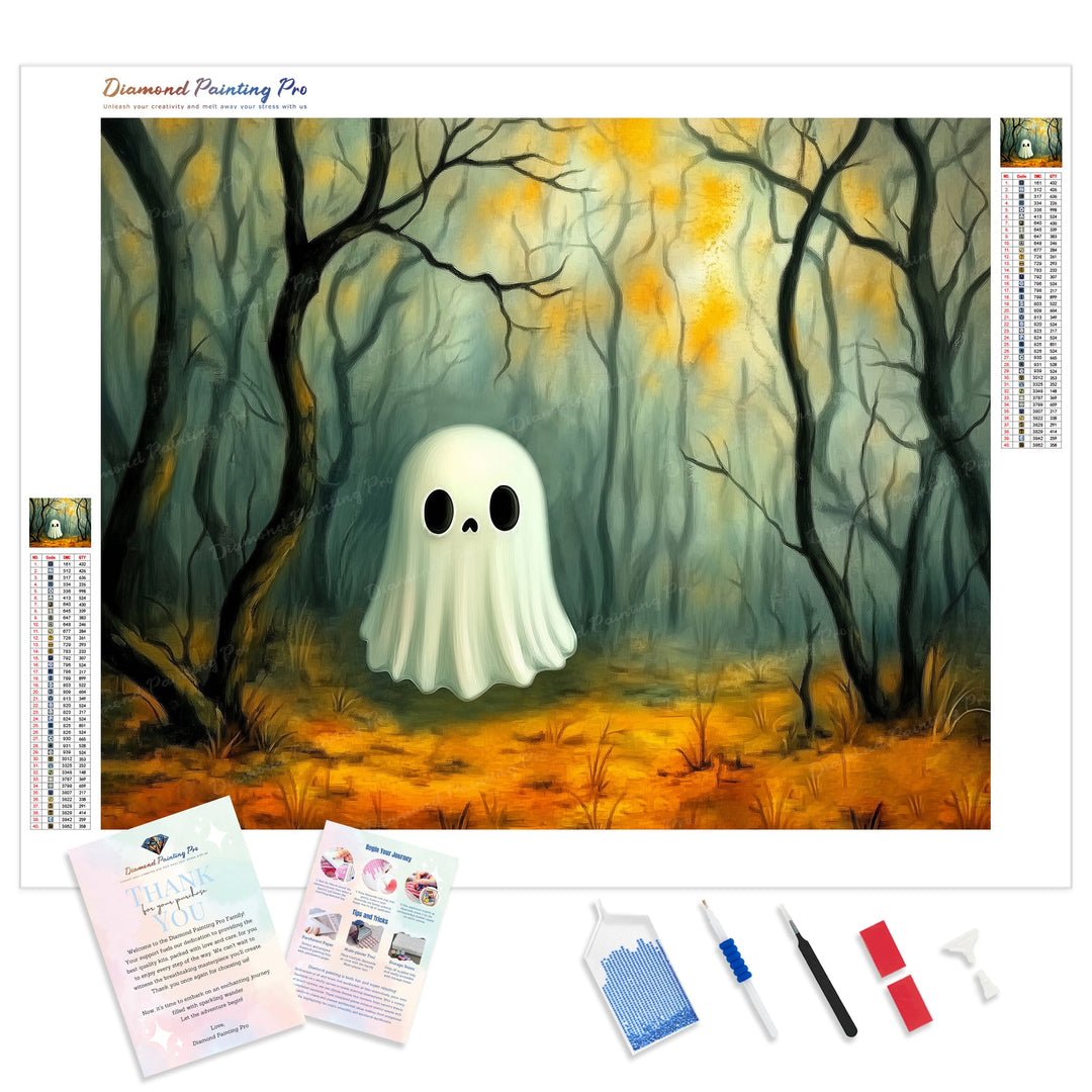 Wandering Ghost | Diamond Painting Kit - Full Drill - Square or Round Diamonds with AB Drills Option