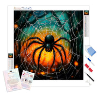 Web of Enchantment | Diamond Painting Kit - Full Drill - Square or Round Diamonds with AB Drills Option