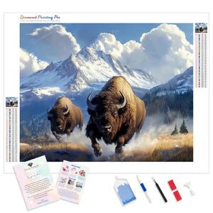 Wild Buffalo | Diamond Painting