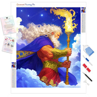 Zeus | Diamond Painting Kit - Full Drill - Square or Round Diamonds with AB Drills Option