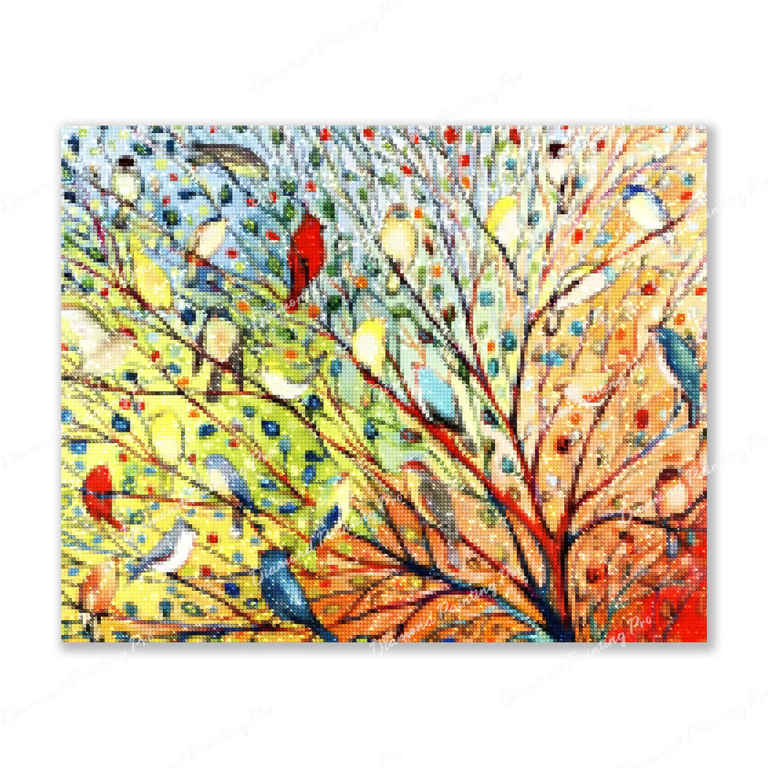 Birds Finished Diamond Painting For Sale From Diamond Painting Pro