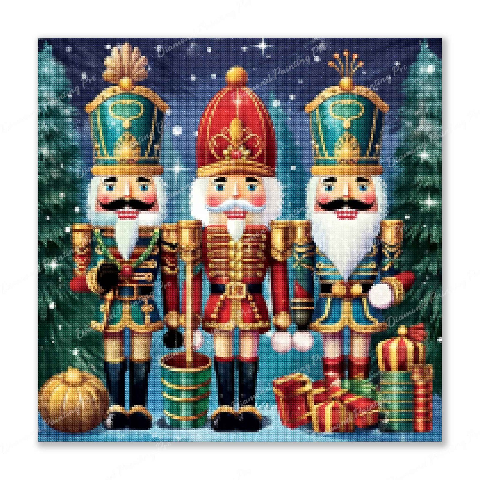 Nutcracker Trio Finished Diamond Painting For Sale From Diamond Painting Pro