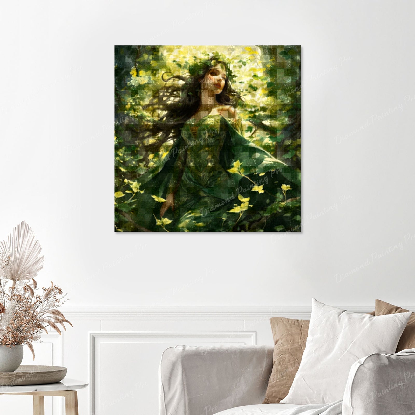 Ivy The Nature Guardian Finished Diamond Painting with No Frame